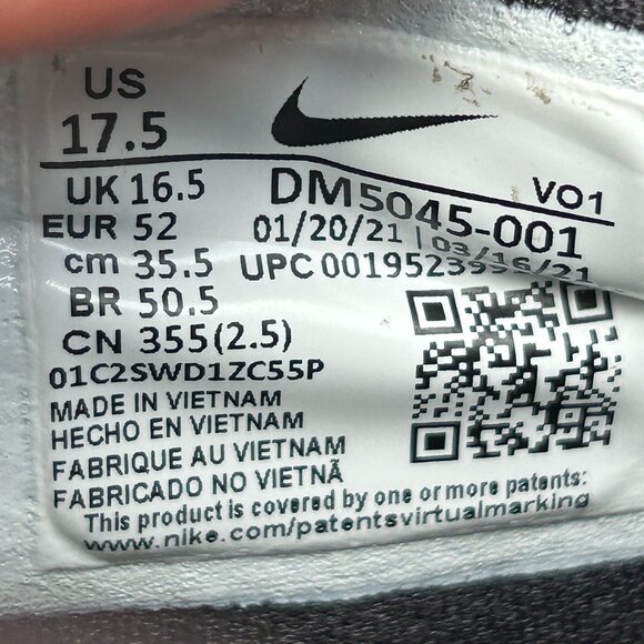 Nike PG5 TB Basketball Shoes – Size 17.5 – New - Picture 11 of 13